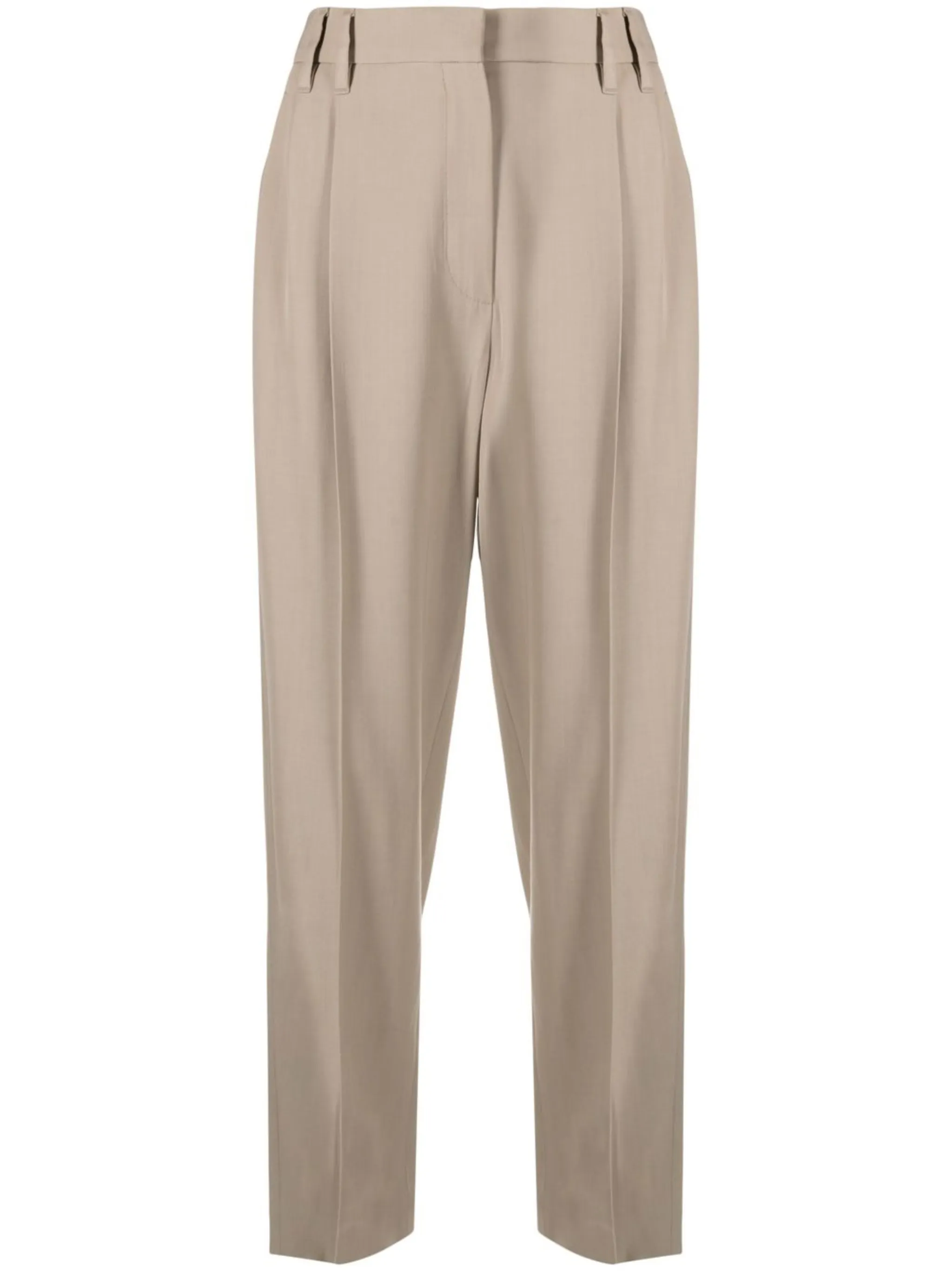 

Брюки строгого кроя Brunello Cucinelli, бежевый