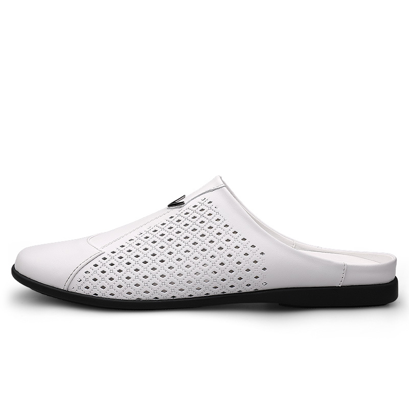 

XIMO BULL Мужские тапочки с закрытым носком белые, цвет White