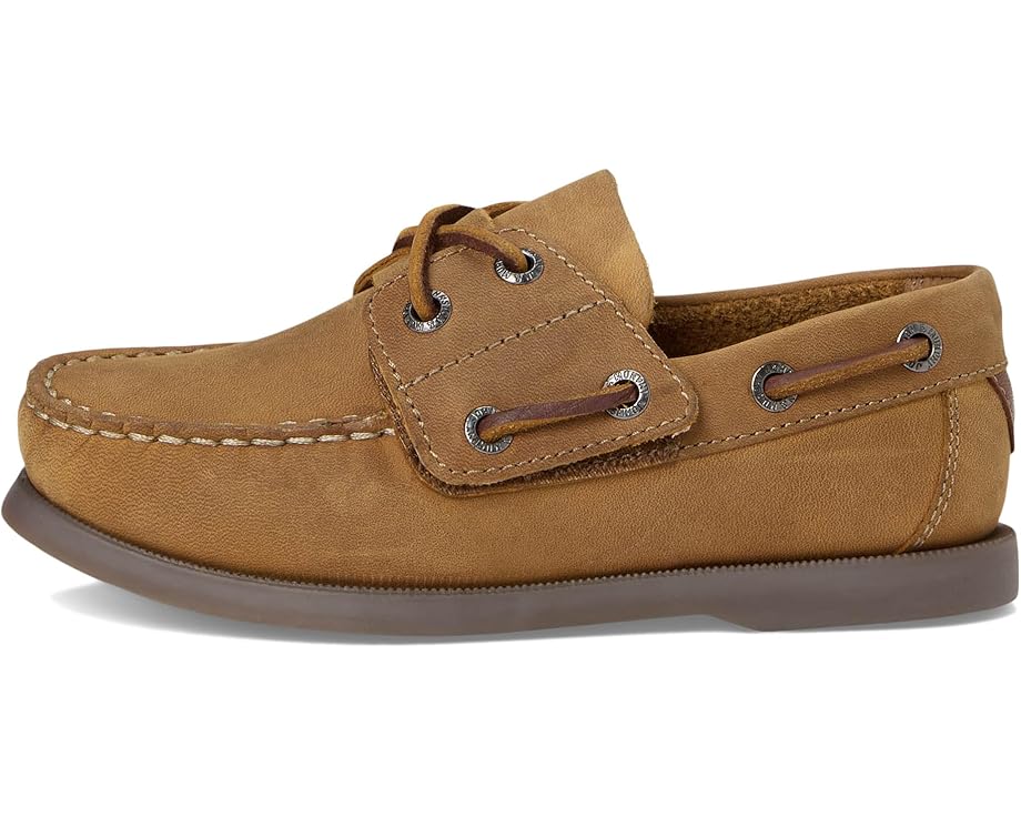 Детские лодочники Johnston & Murphy Zeke (tоддлер) Johnston & Murphy Kids, Light Tan Oiled Full Grain — фото 4