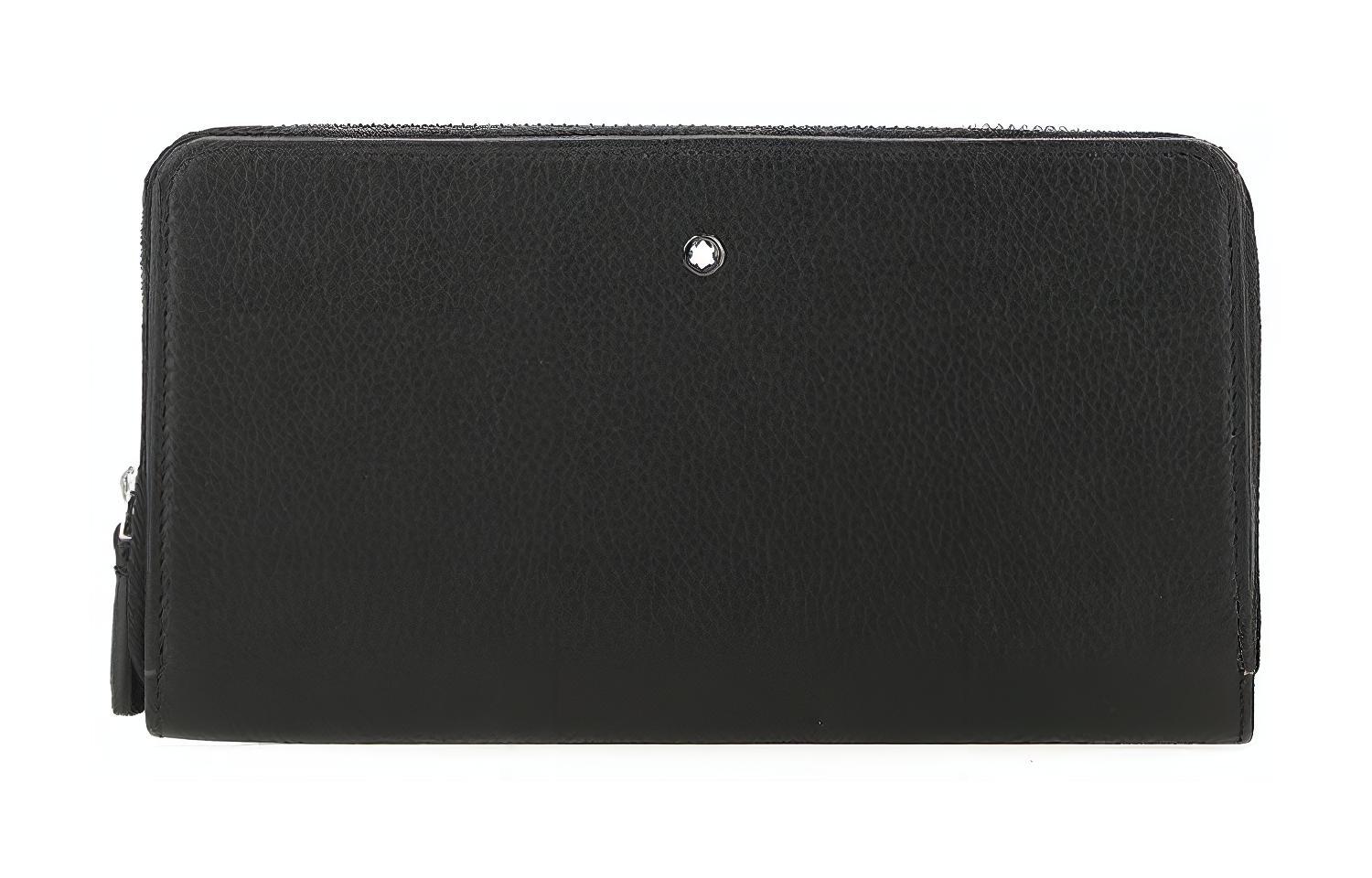 

MONTBLANC Кожаный кошелек унисекс, черный, стандартный