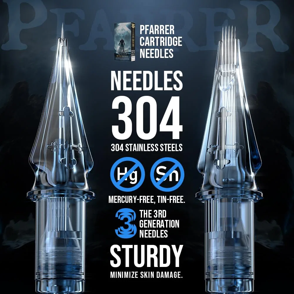 Набор игл для тату «Bugpin 5 Round Liner X-Taper» от PFARRER (20 шт.) ‎Pfarrer — фото 4