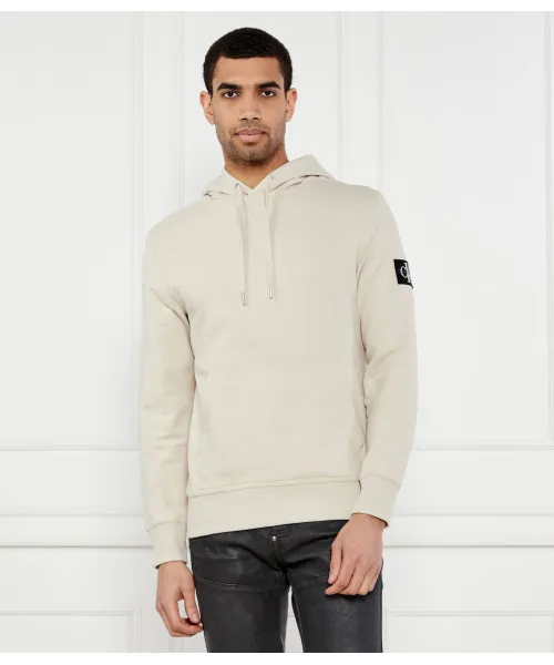 

Толстовка со значком Regular fit Calvin Klein Jeans, бежевый