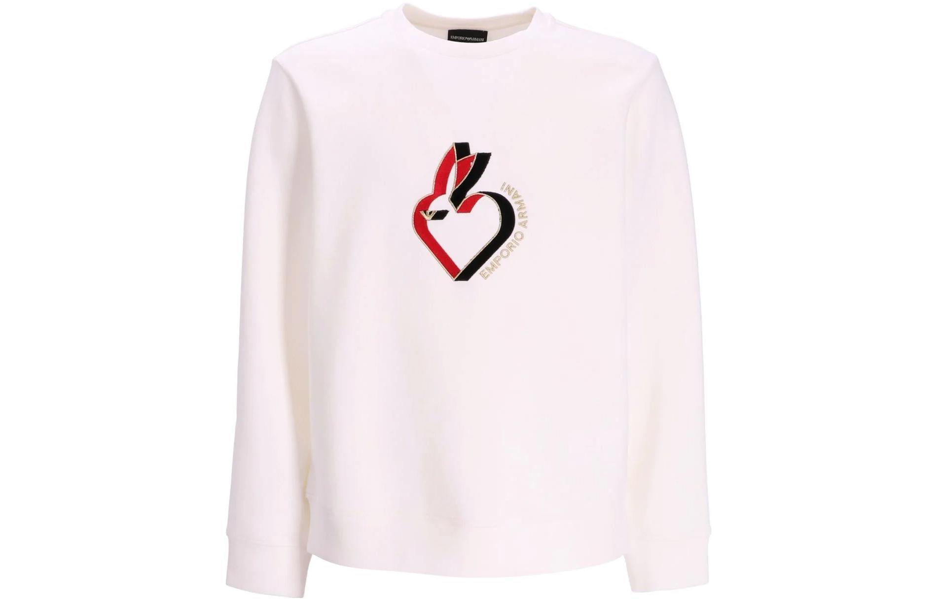 

EMPORIO ARMANI SS23 Свитшот мужской светло-розовый