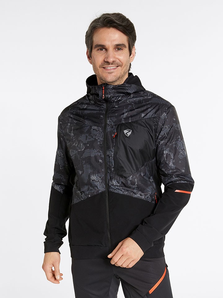 

Дождевик Ziener Funktionsjacke Nikolo, цвет Schwarz/Grau