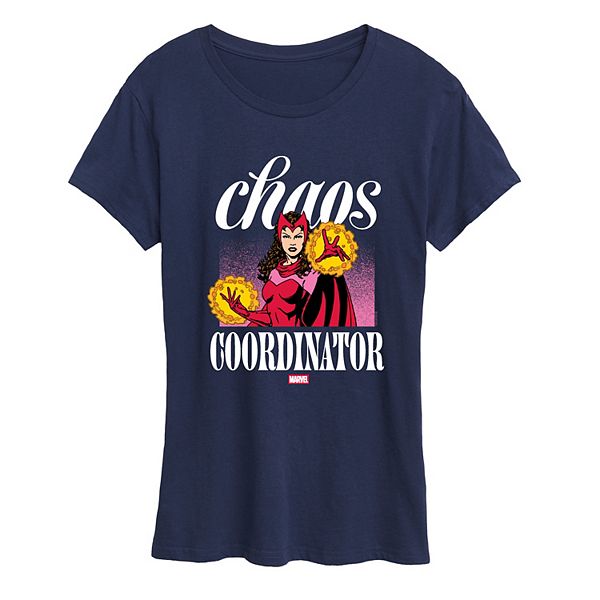 

Футболка с принтом Women's scarlet witch chaos coordinator Licensed Character, Navy, Красный, Футболка с принтом Women's scarlet witch chaos coordinator Licensed Character, Navy