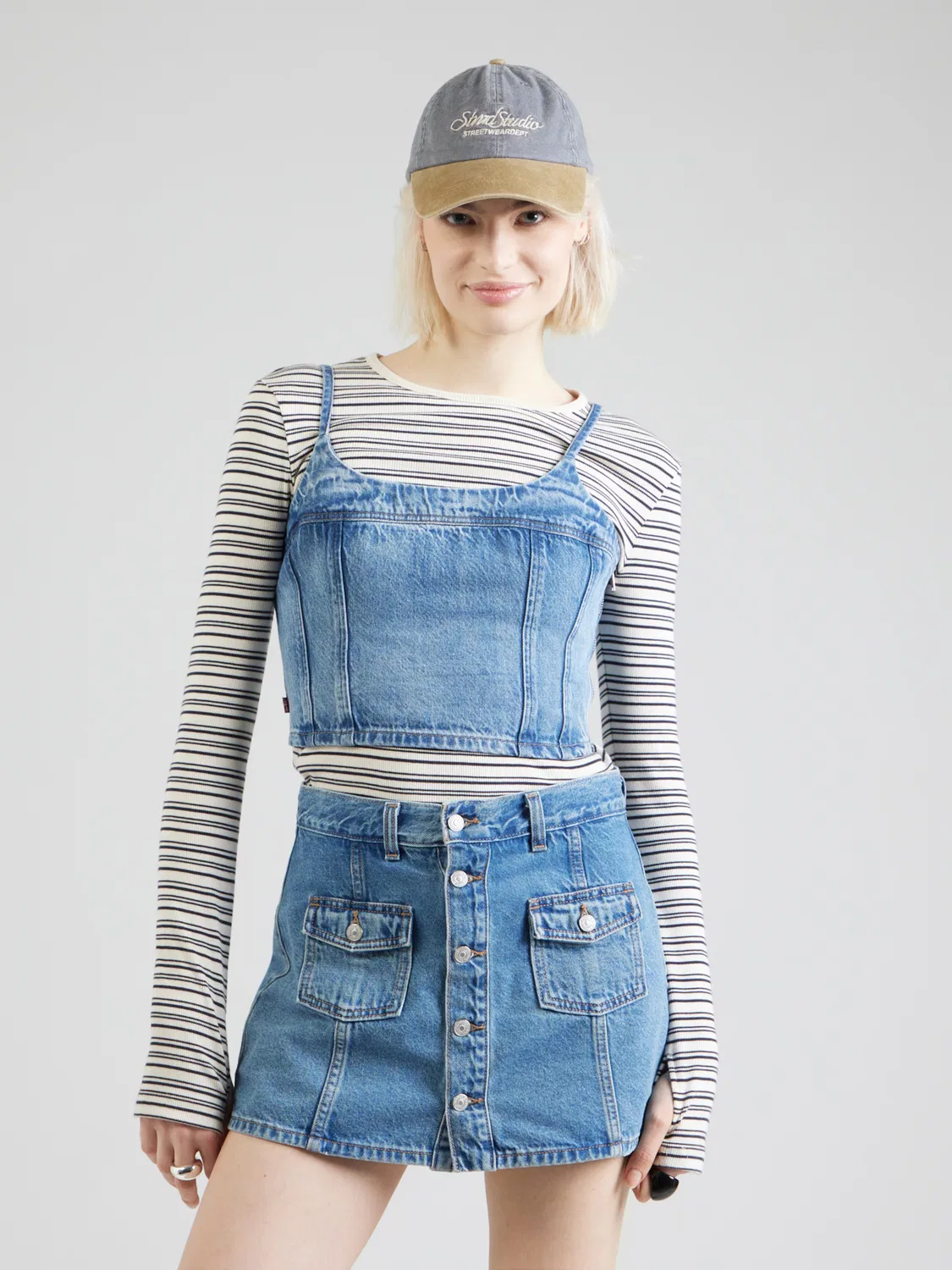 Топ 'Майка на бретельках Jadine Denim' Levi'S , Blue Denim — фото 2