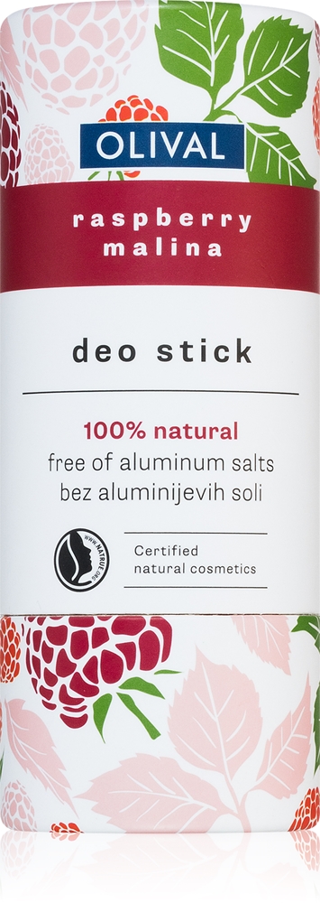 

Дезодорант-Карандаш с натуральным малиновым вкусом без алюминия Olival, 40 гр