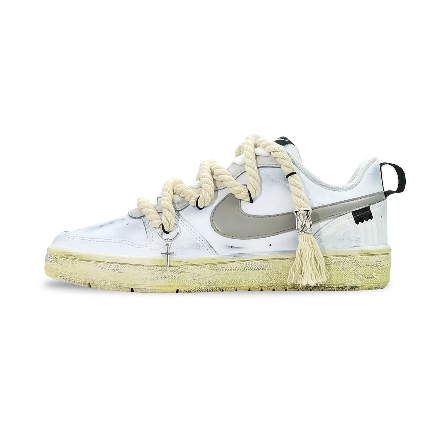 

Кроссовки Nike Court Borough Skateboard Shoes Women's Low-Top Gray