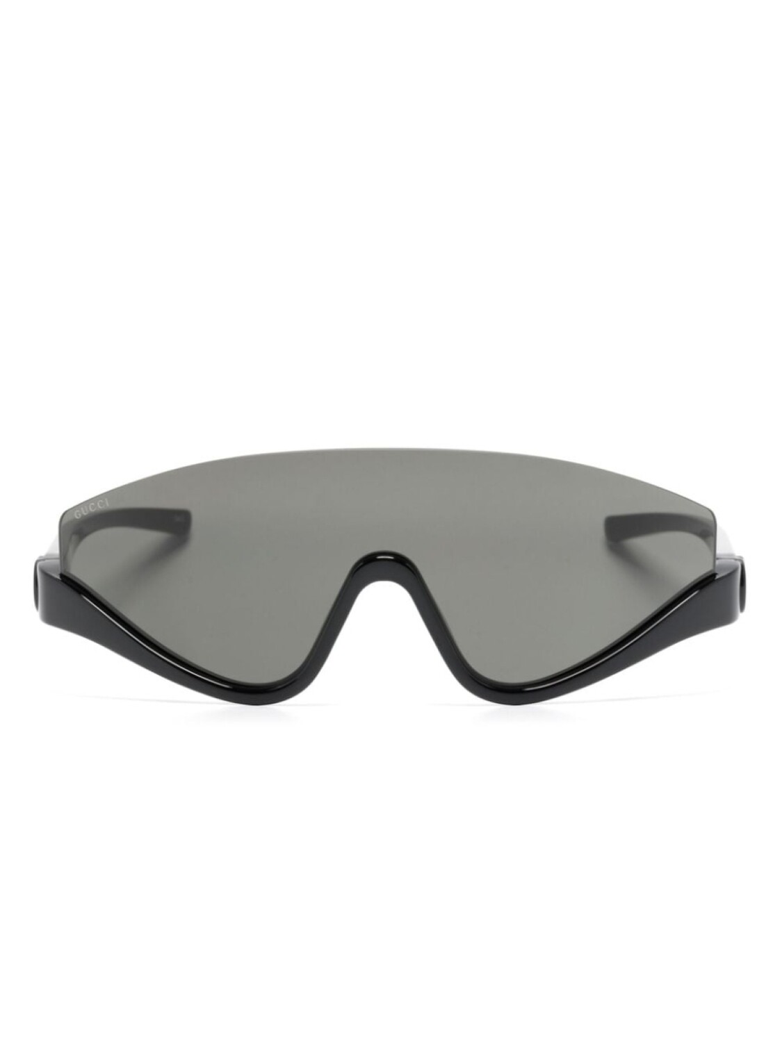 

Gucci Eyewear солнцезащитные очки-маска, черный