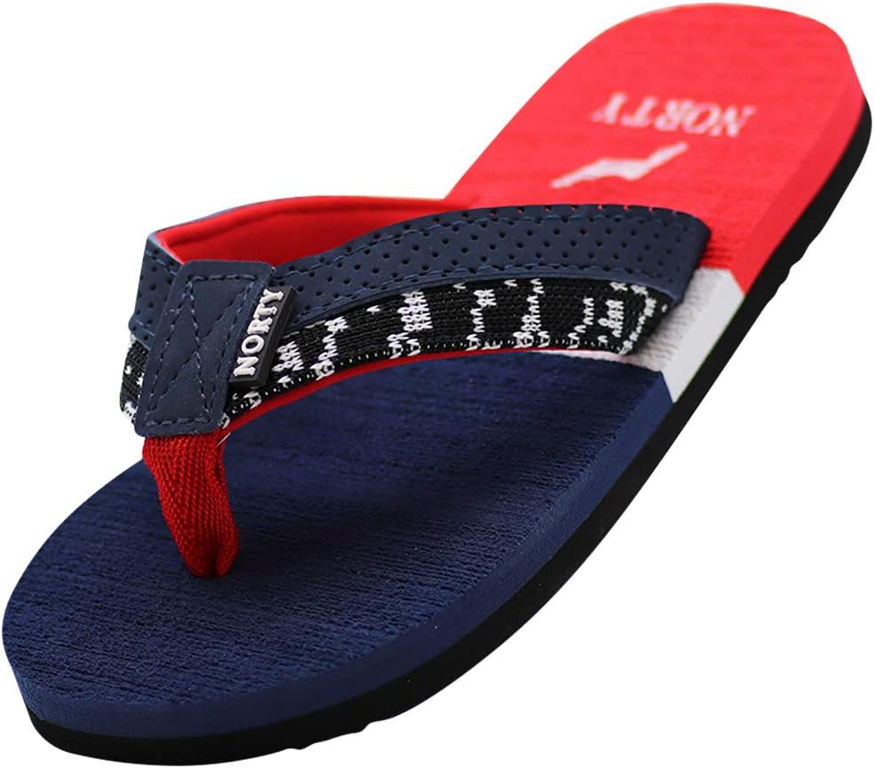 

Вьетнамки для мальчиков NORTY для пляжа, бассейна и повседневного использования - размер маломерит, красный/синий/темно-синий