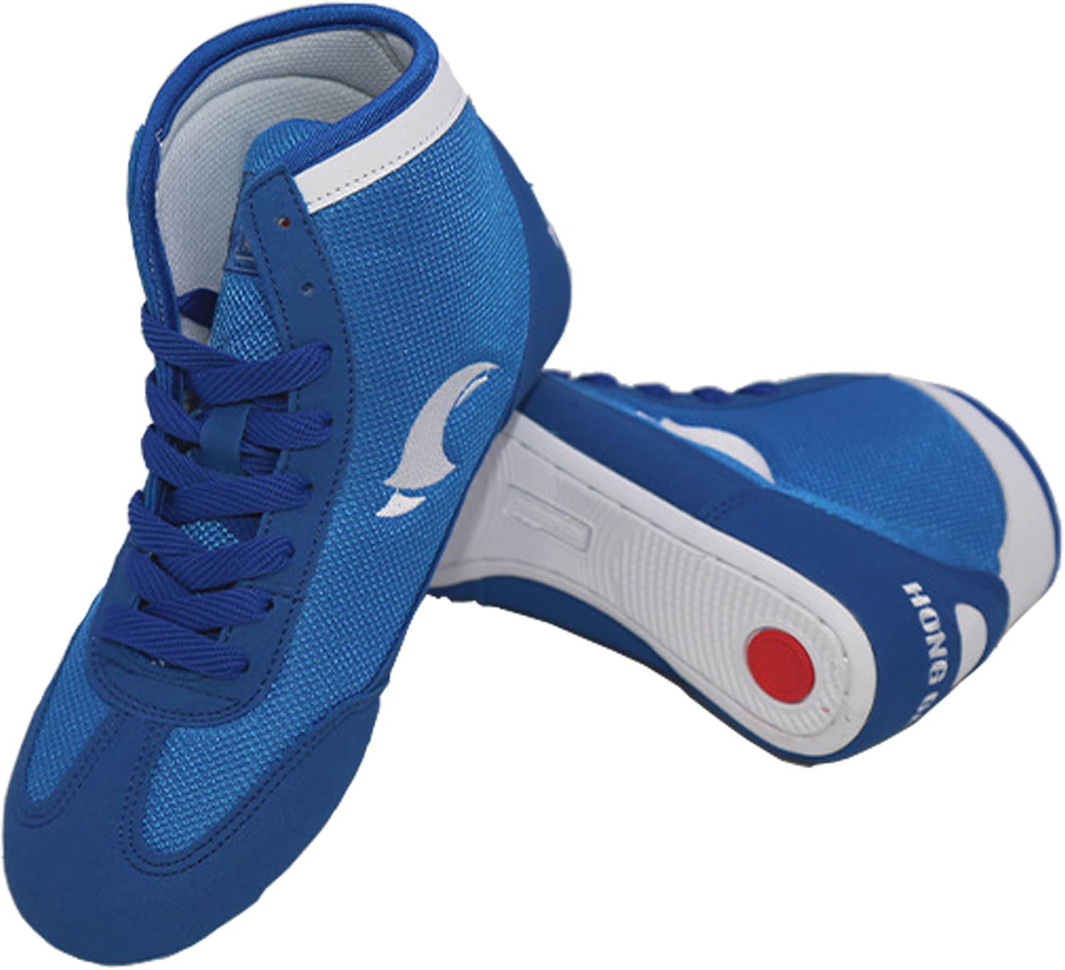 

Борцовки для мужчин, молодежи, детей, женщин, для тренировок, бокса, фитнеса, единоборств, кроссовки для тяжелой атлетики Aavwbydc, синий