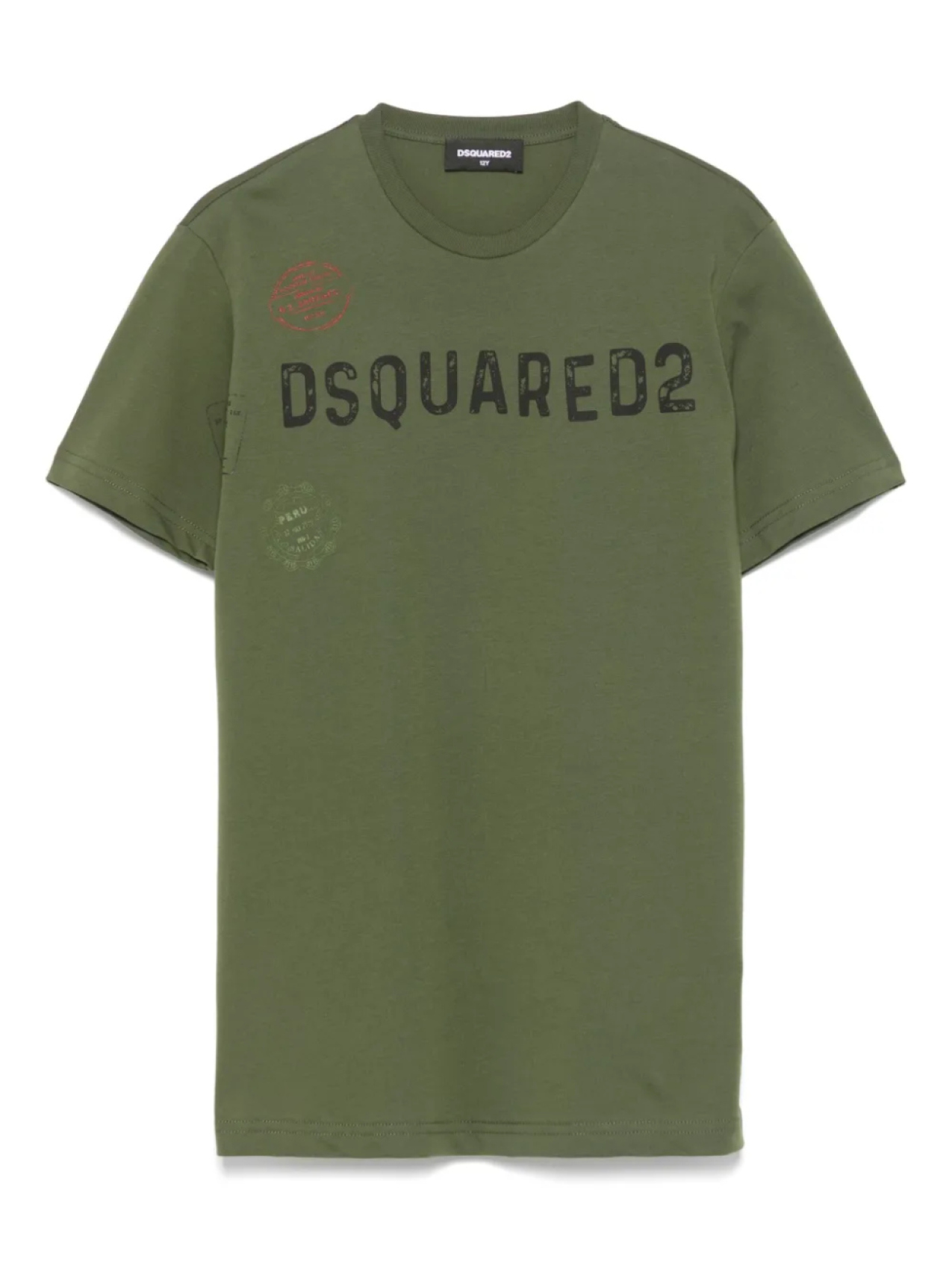 

DSQUARED2 KIDS футболка с логотипом, зеленый