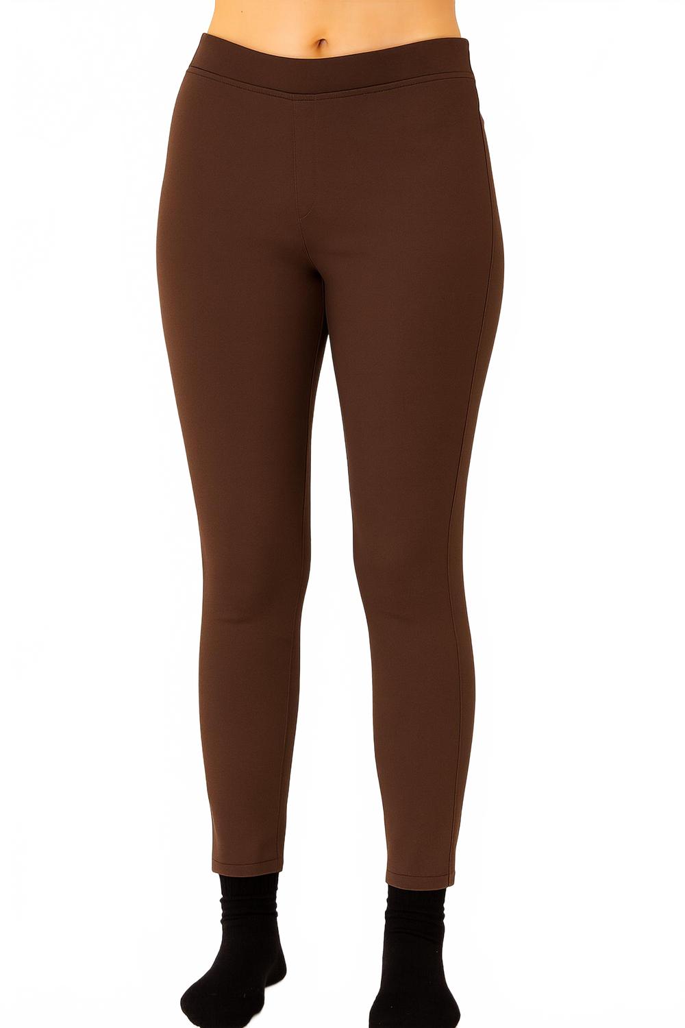 

Angel Apparel Джеггинсы с высокой талией коричневого цвета