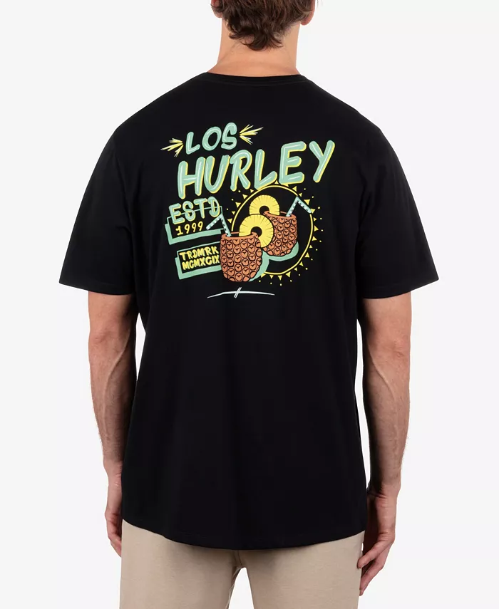 

Мужская футболка с коротким рукавом Pina Express Hurley, черный