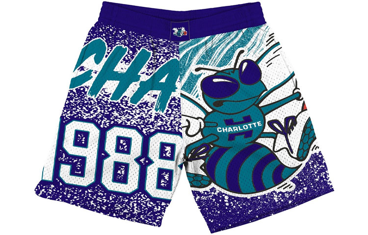 

Майка Mitchell & Ness NBA Charlotte Hornets Jumbotron Mitchell Ness, фиолетовая