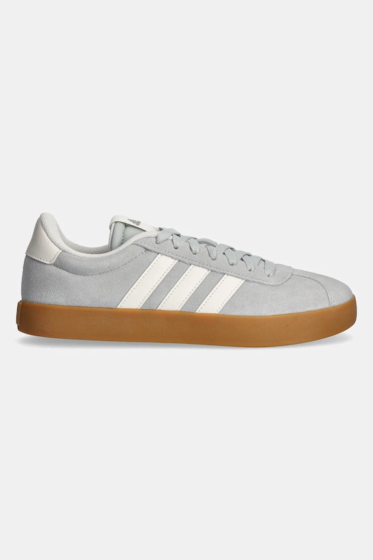 Замшевые кроссовки VL Court 3.0 Adidas, синий — фото 2