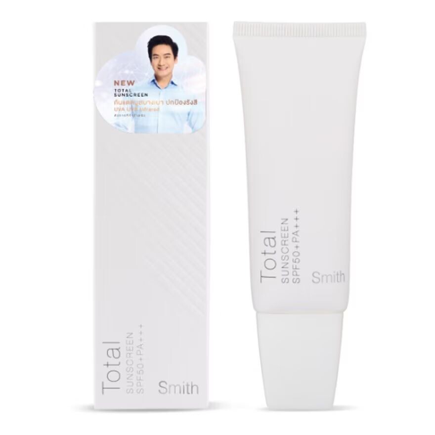 

Smith Тотальный солнцезащитный крем SPF50+ PA+++ 30 г, White