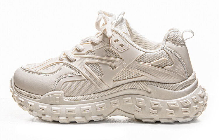 

Кроссовки WARRIOR Chunky Sneakers Women's Low-top Beige, бежевый