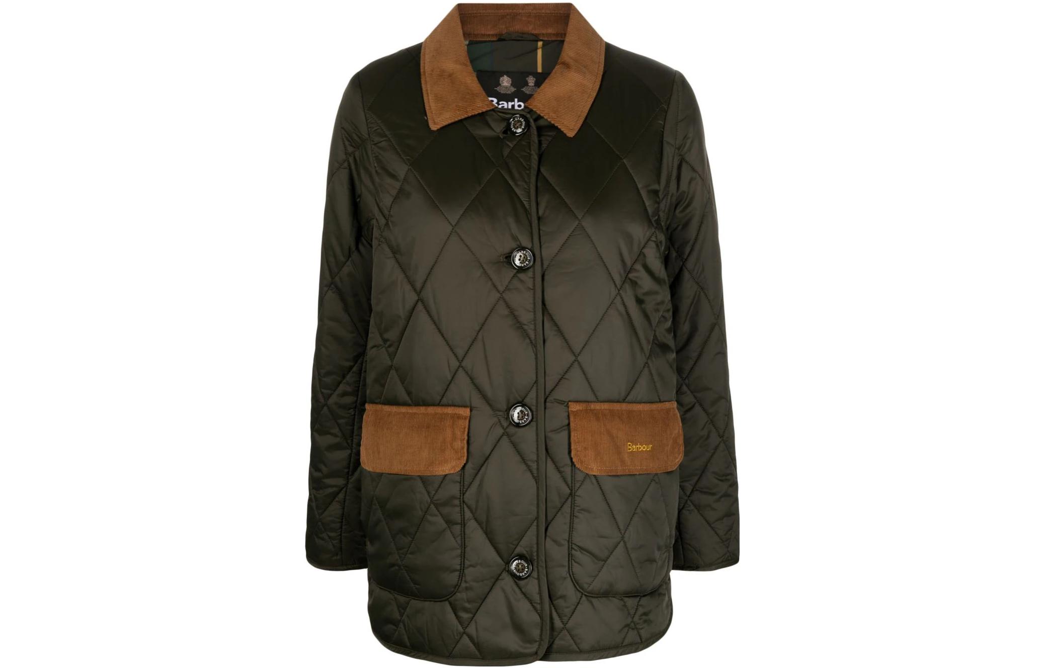 

BARBOUR Куртка женская армейского зеленого цвета, Army Green