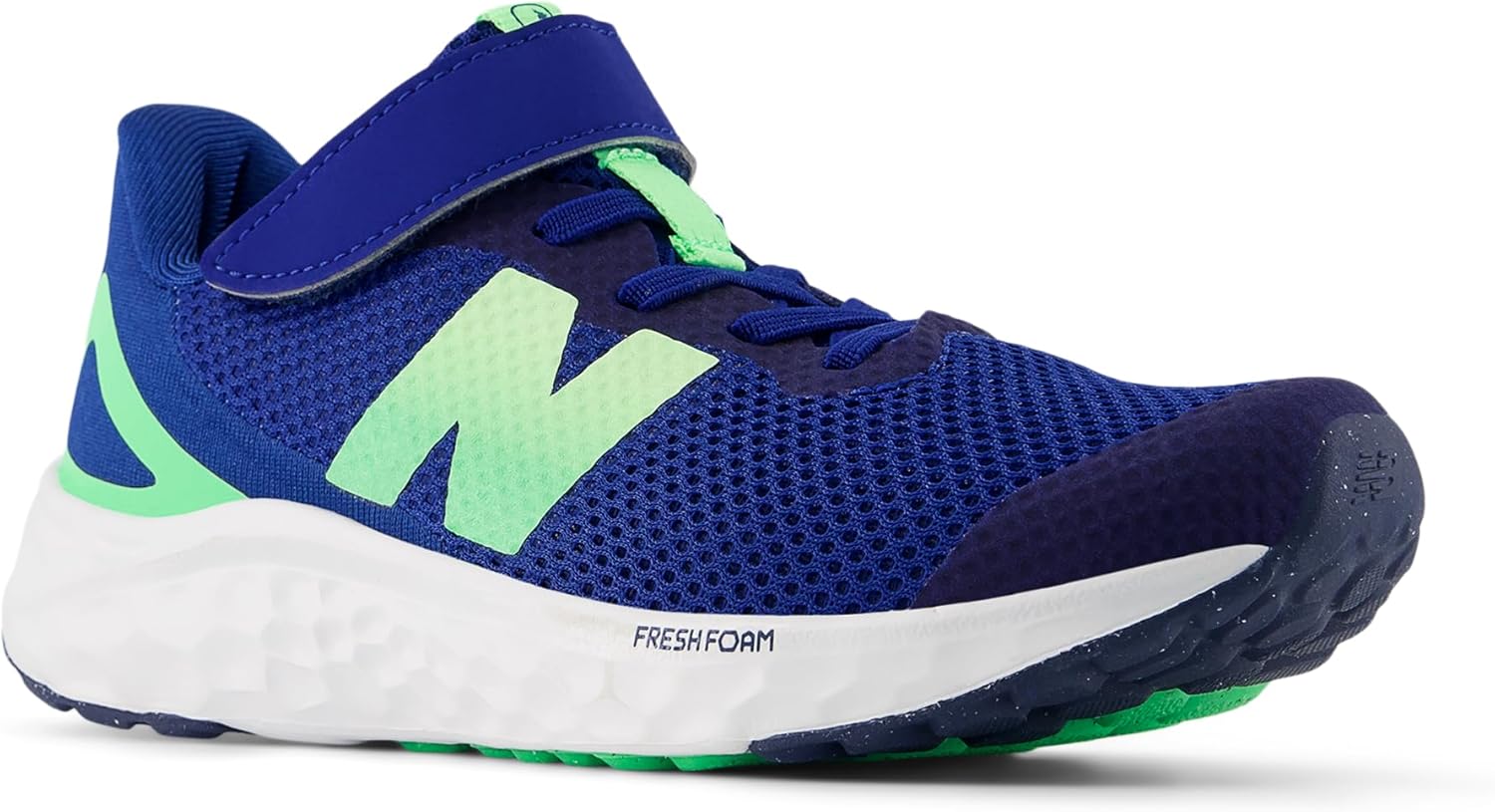 Кроссовки New Balance Unisex-Child Fresh Foam Arishi V4 с шнуровкой, синий/темно-синий — фото 4