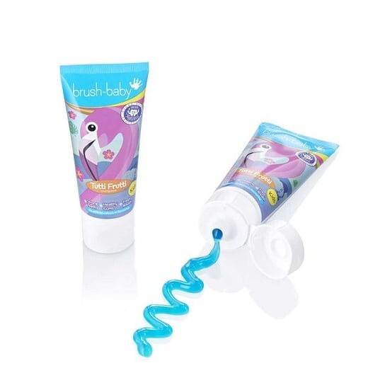 Зубная паста для детей 3-6 лет, фруктовый вкус, 50 ​​мл Brush-Baby — фото 2