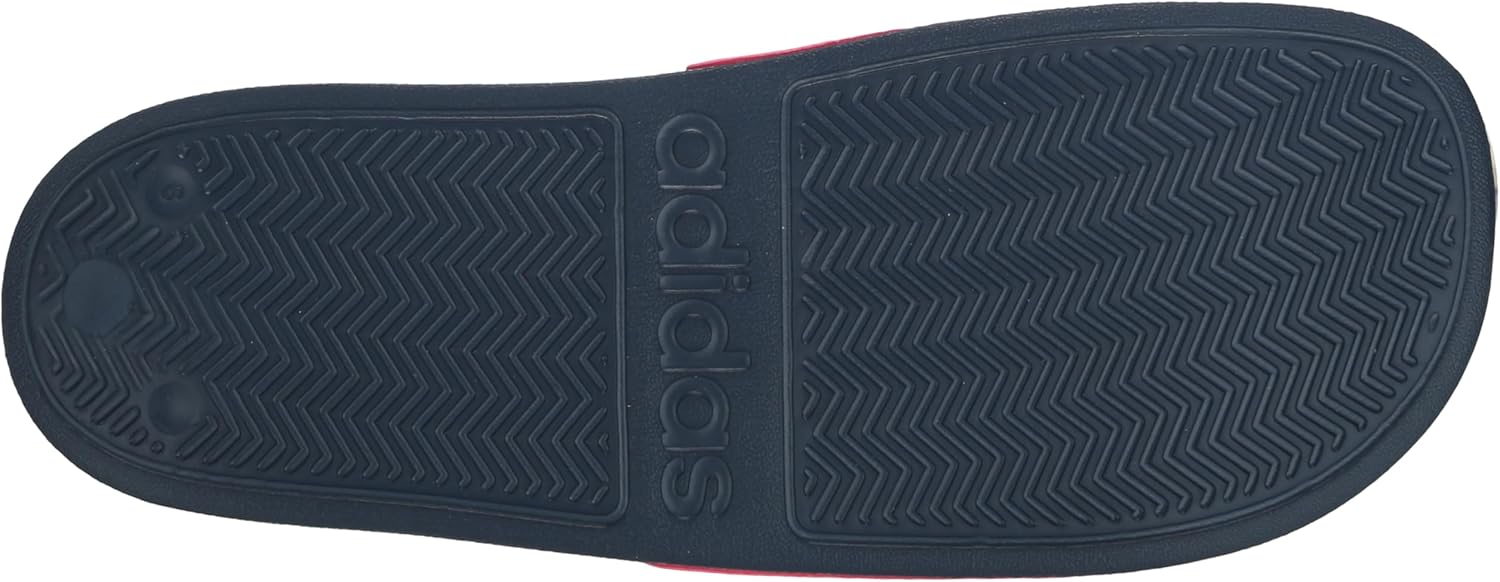 Детские шлепанцы для душа adidas Adilette, Lucid Pink/Silver Metallic/Preloved Ink — фото 4