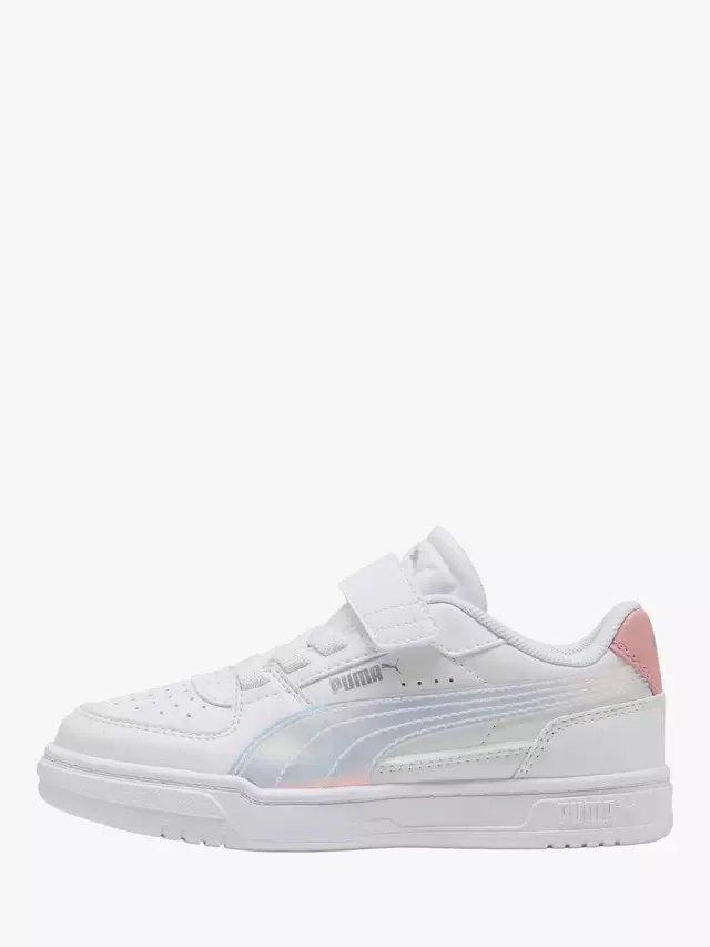 Детские кожаные кроссовки Caven III, белые PUMA — фото 4