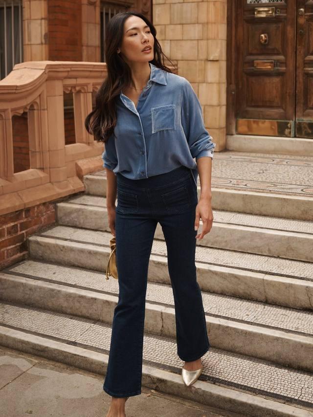 

Джинсы Ava Bootcut NRBY, Dark Wash