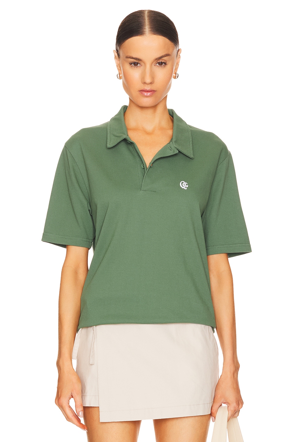 

Поло с монограммой Quiet Golf, зеленый