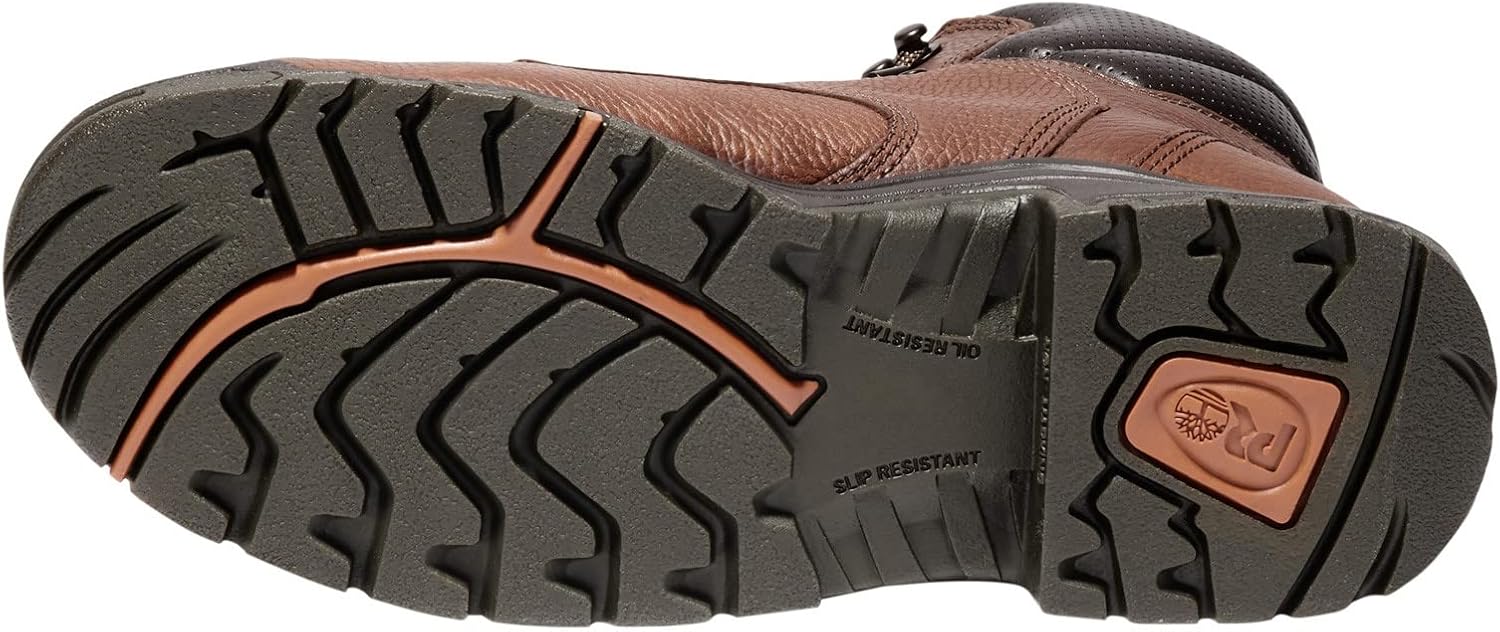 Timberland PRO мужские, ботинки Titan 6in Alloy Toe, Brown V1 — фото 4