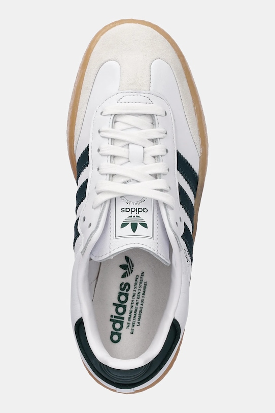 Кожаные кроссовки Sambae Adidas Originals, белый — фото 4