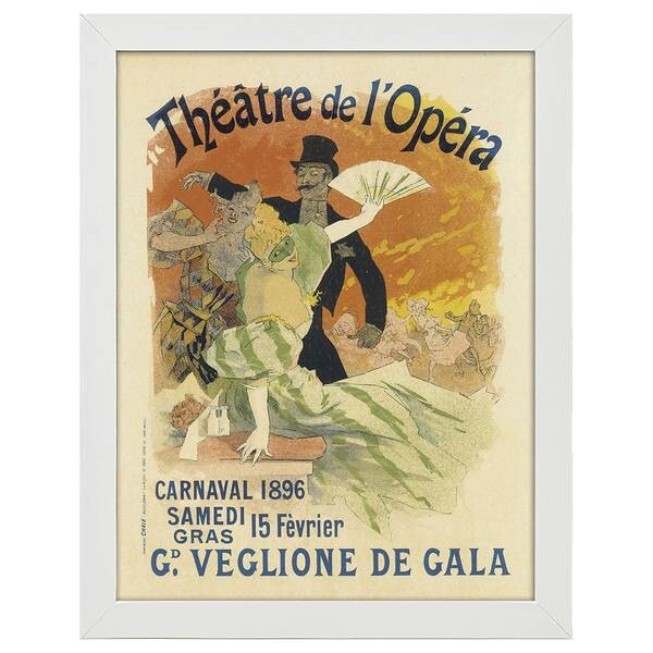 

Рамка для фотографий LegendArte Poster Théâtre de l'Opéra, белый