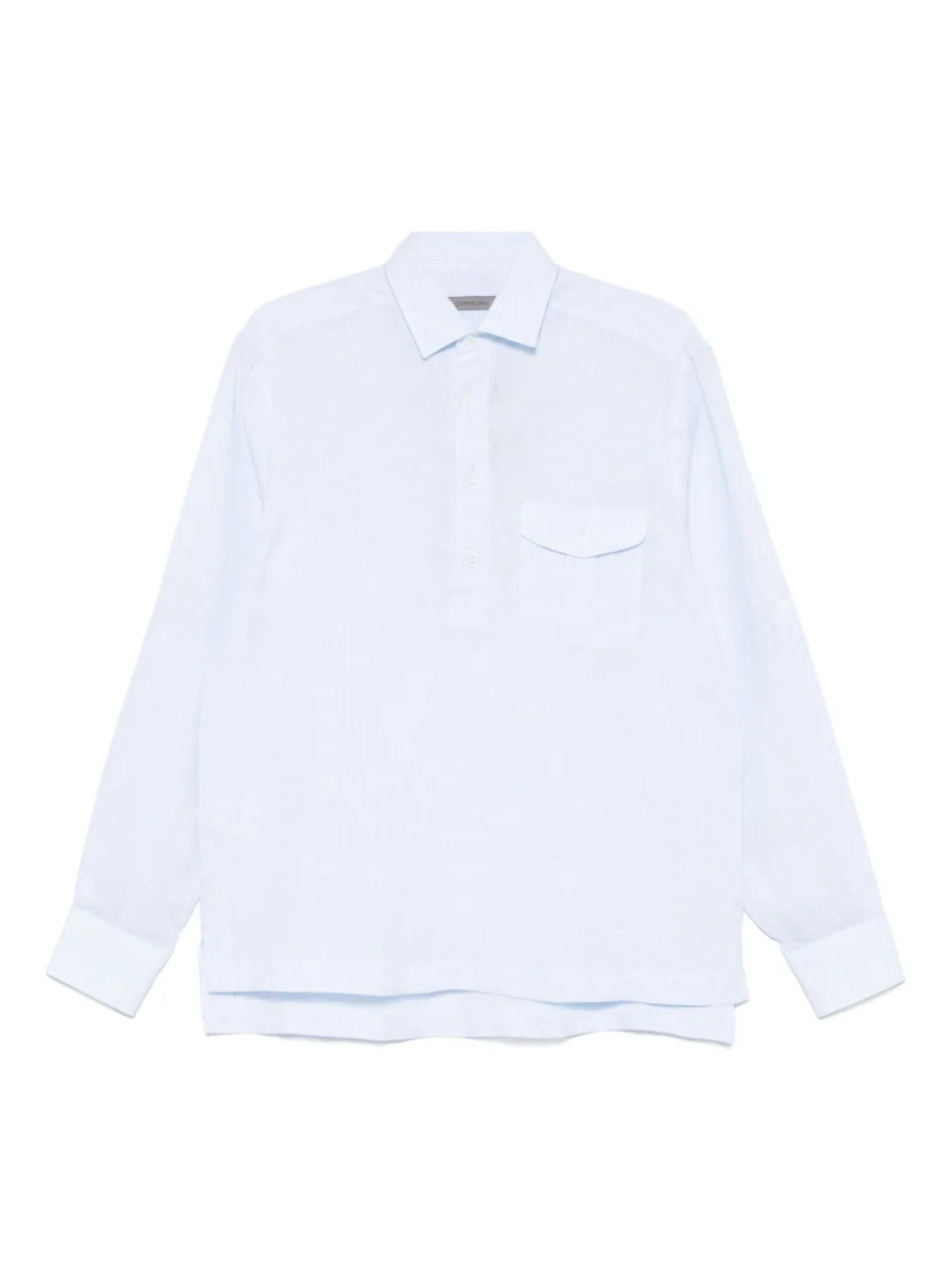 

Льняная рубашка Corneliani, синий