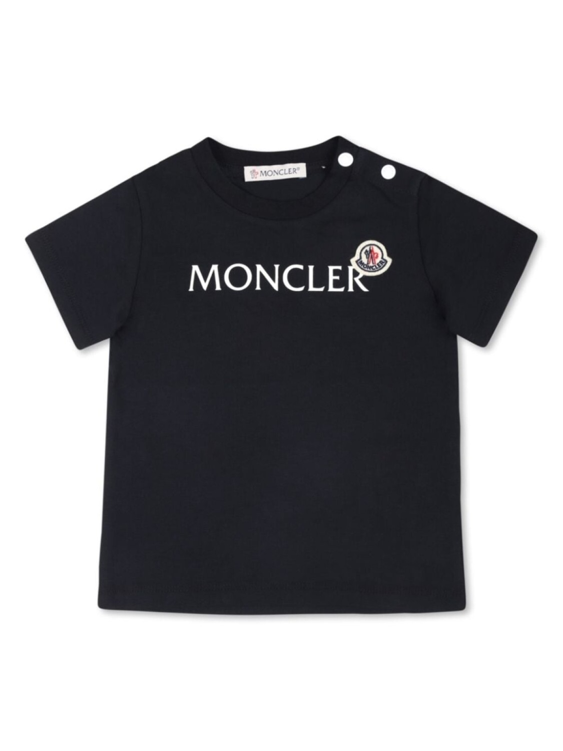 

Moncler Enfant футболка с логотипом, синий