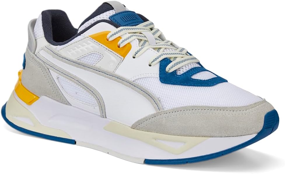 Мужские кроссовки PUMA Mirage Sport с вырезами и шнуровкой, повседневные - синие — фото 2