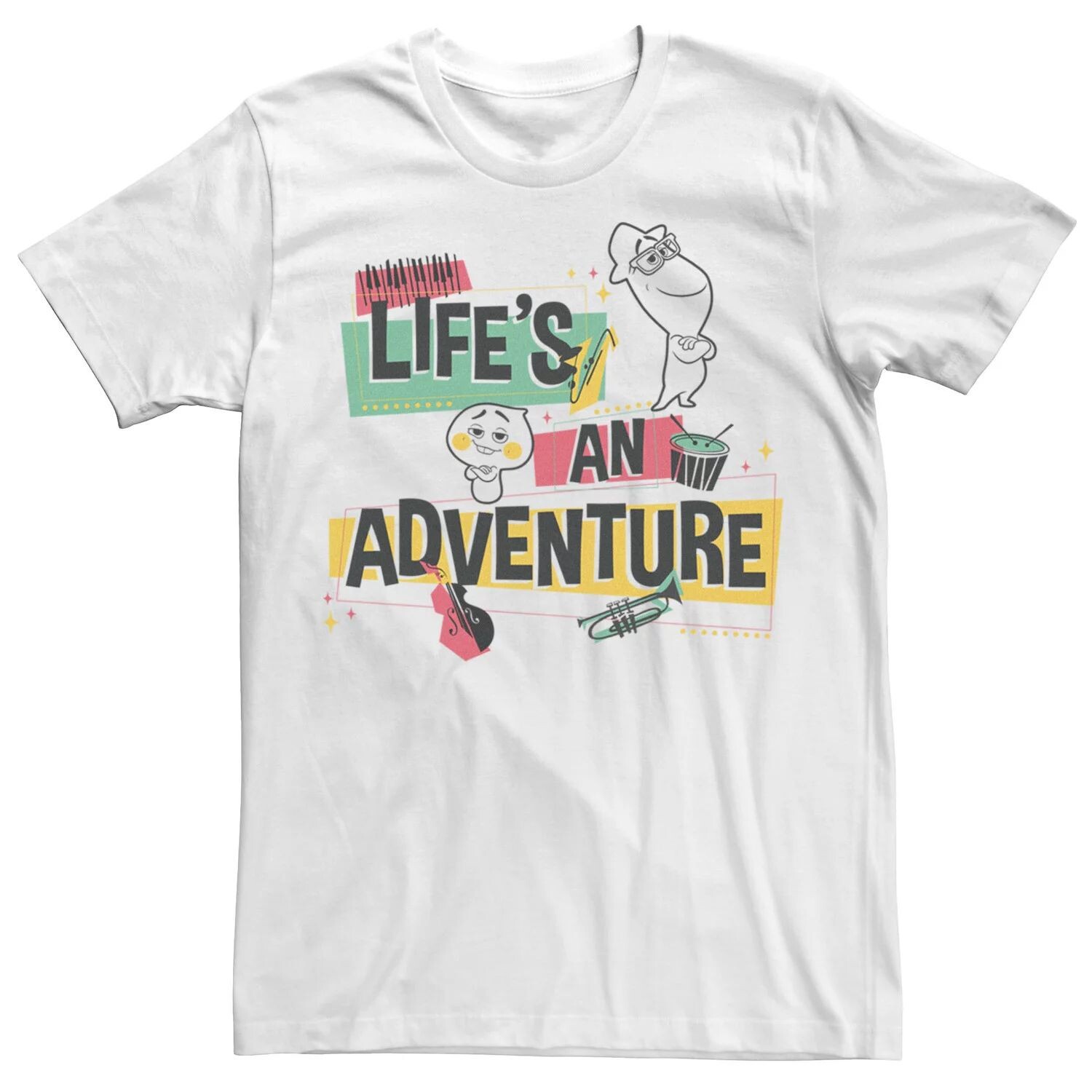 

Мужская футболка Disney/Pixar Soul Life's An Adventure Disney / Pixar