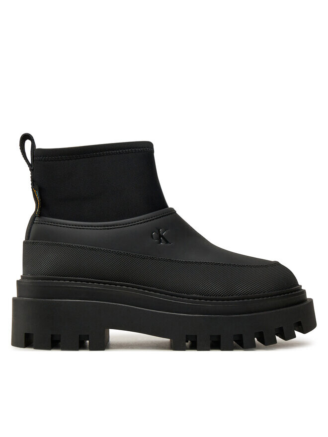 

Водоотталкивающие сапоги Calvin Klein Jeans de agua Flatform Rainboot Low Mg R YW0YW01560 Negro, черный