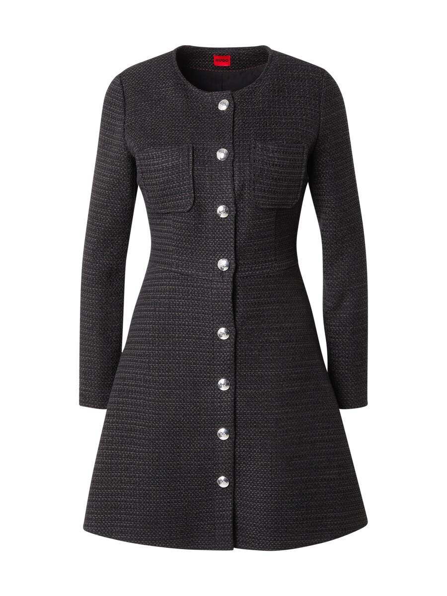 

Платье рубашка HUGO Shirt Dress Karema-1, черный