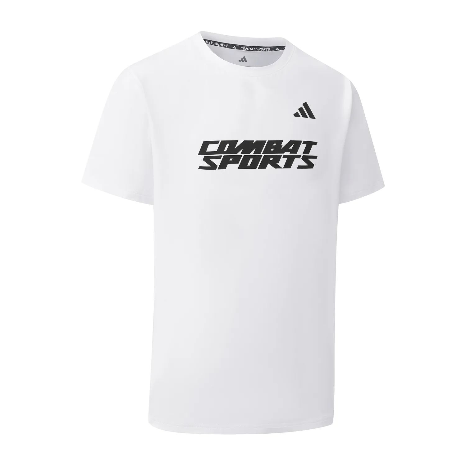 Adidas Футболка с коротким рукавом и круглым вырезом унисекс белая черная — фото 3