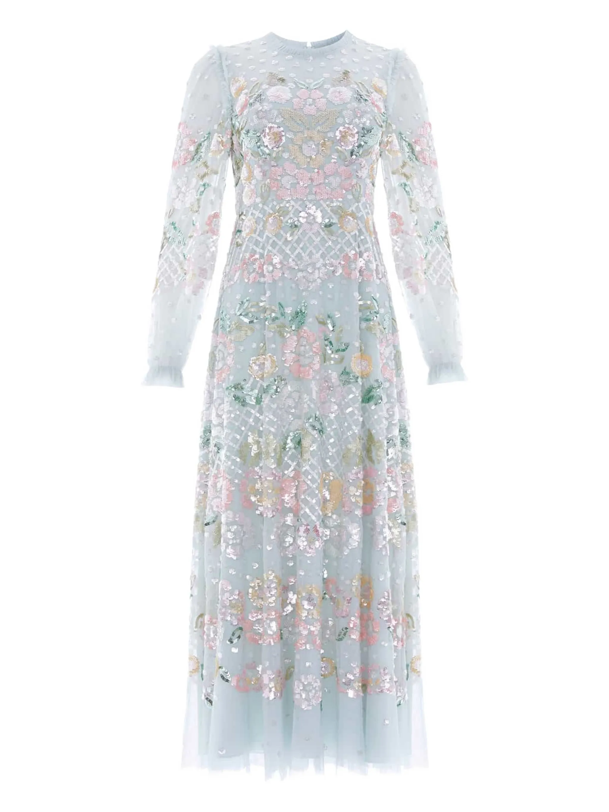 

Платье Rosalie с пайетками Needle & Thread, синий