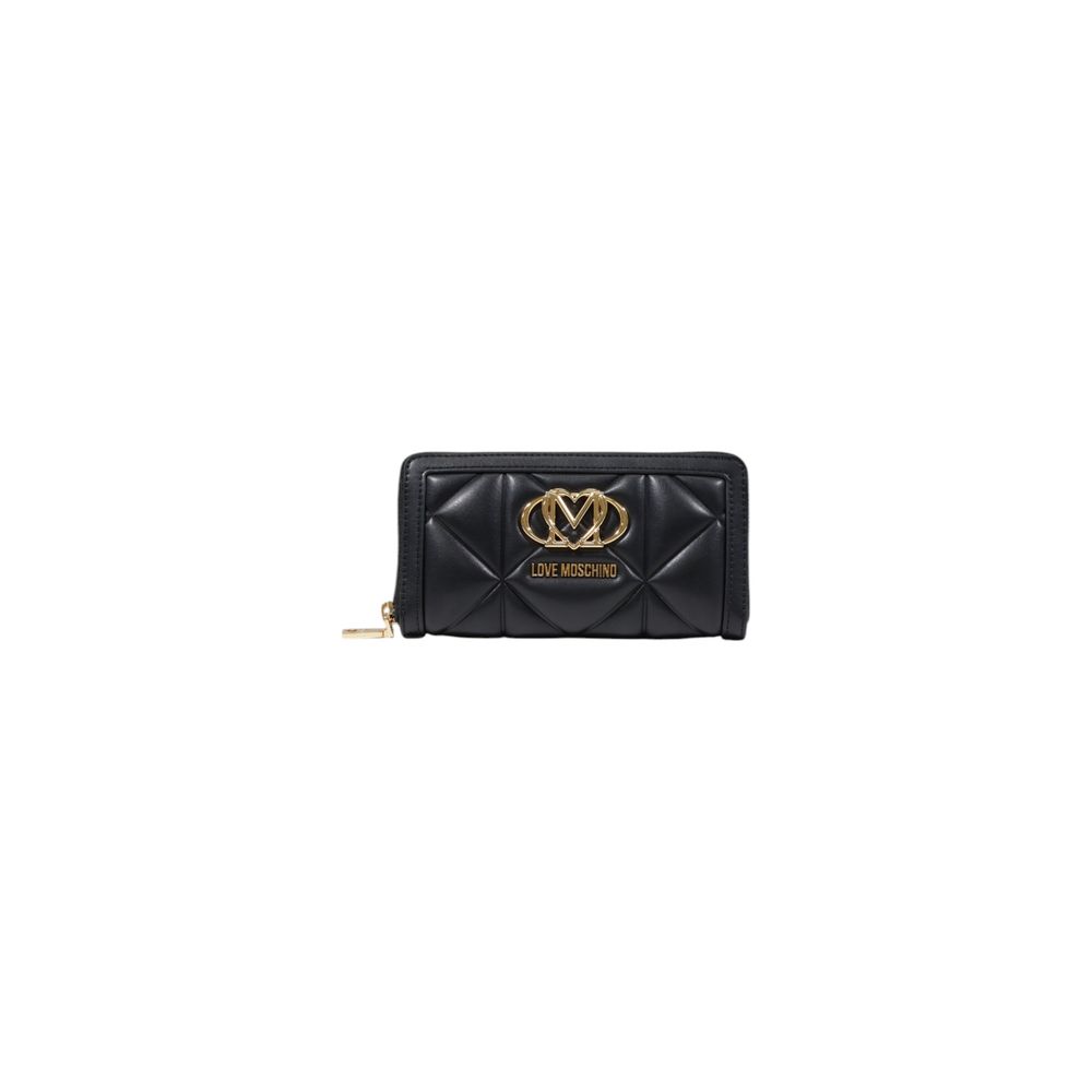 

Черный полиэтиленовый кошелек LOVE MOSCHINO