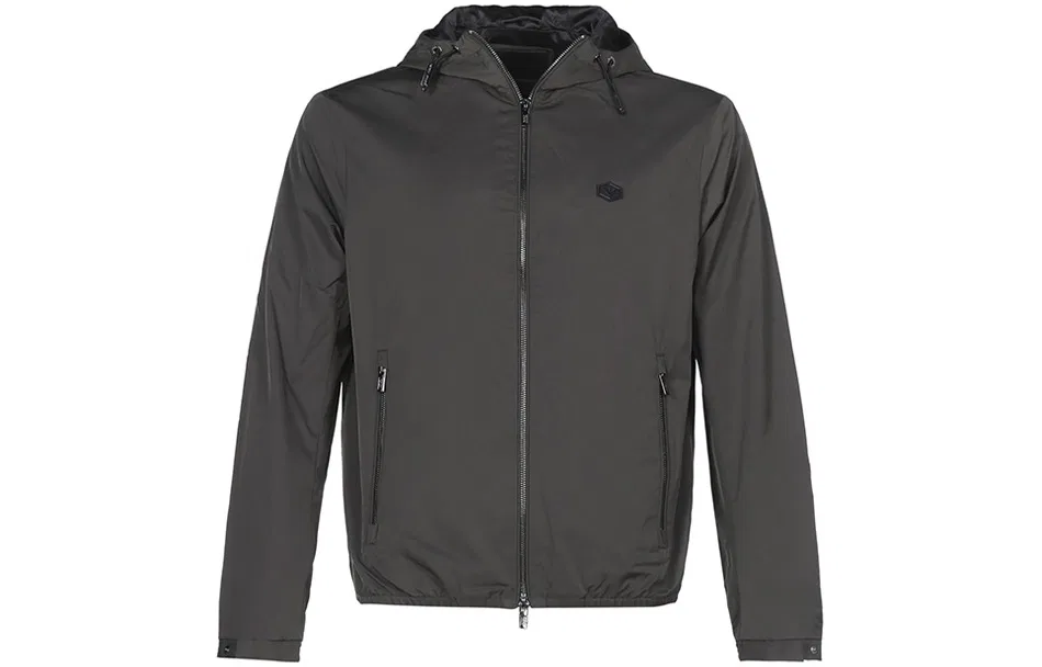 Куртка с капюшоном с логотипом-патчем EMPORIO ARMANI, Jasper