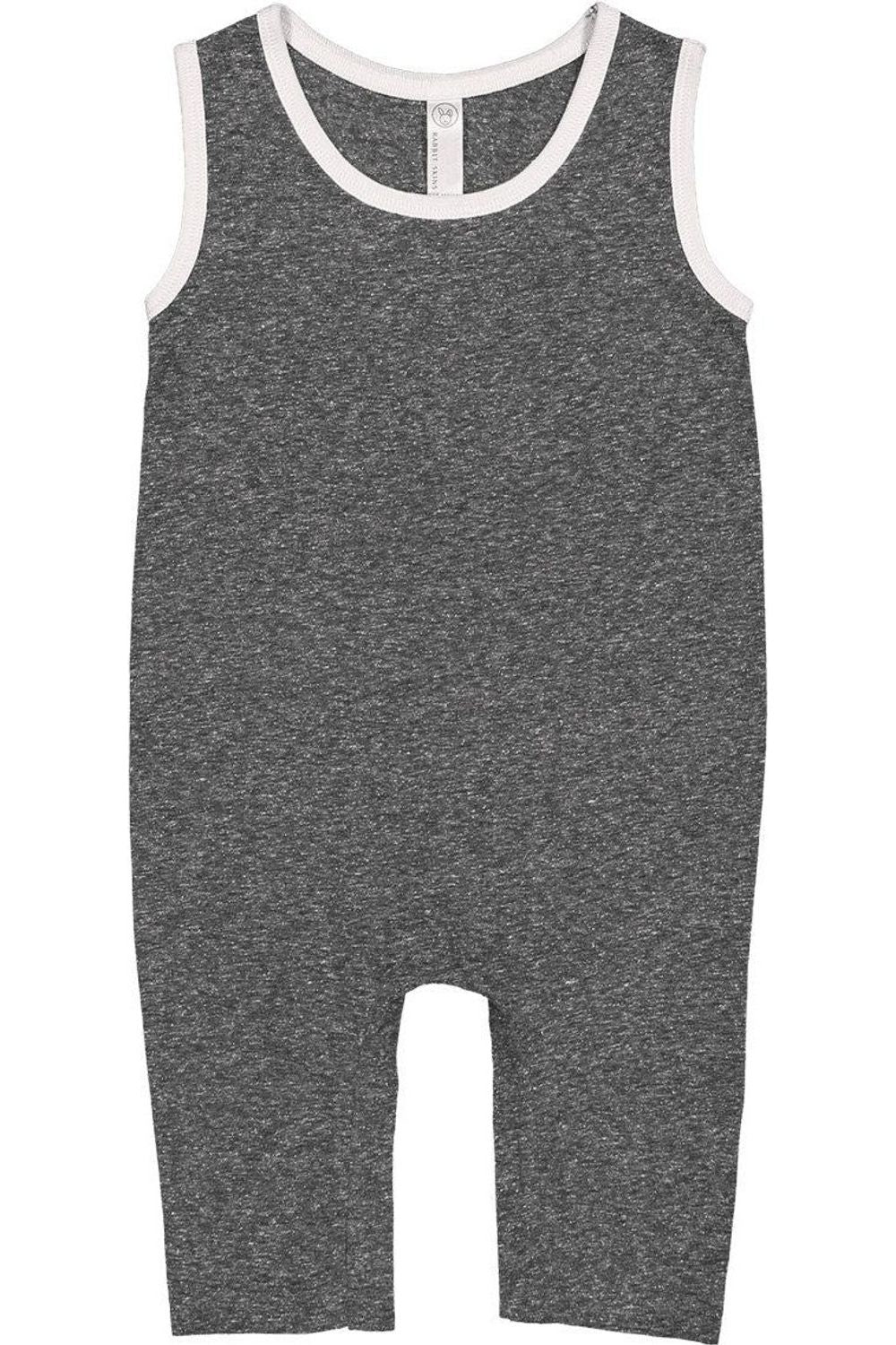 

Кроличьи шкурки, детский комбинезон Harborside Mlange Tank Romper Rabbit Skins, Smoke Melange