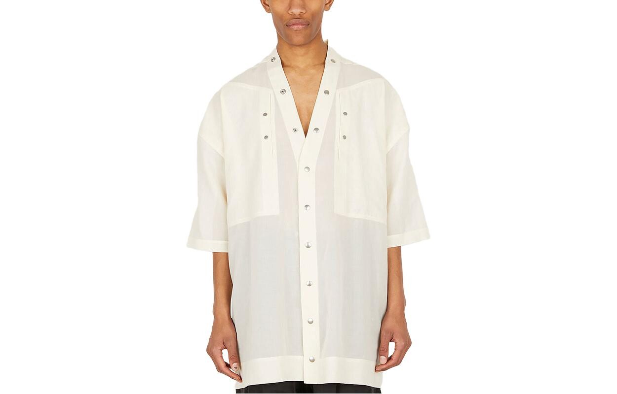 

Рубашка мужская Off White Rick Owens, кремовый