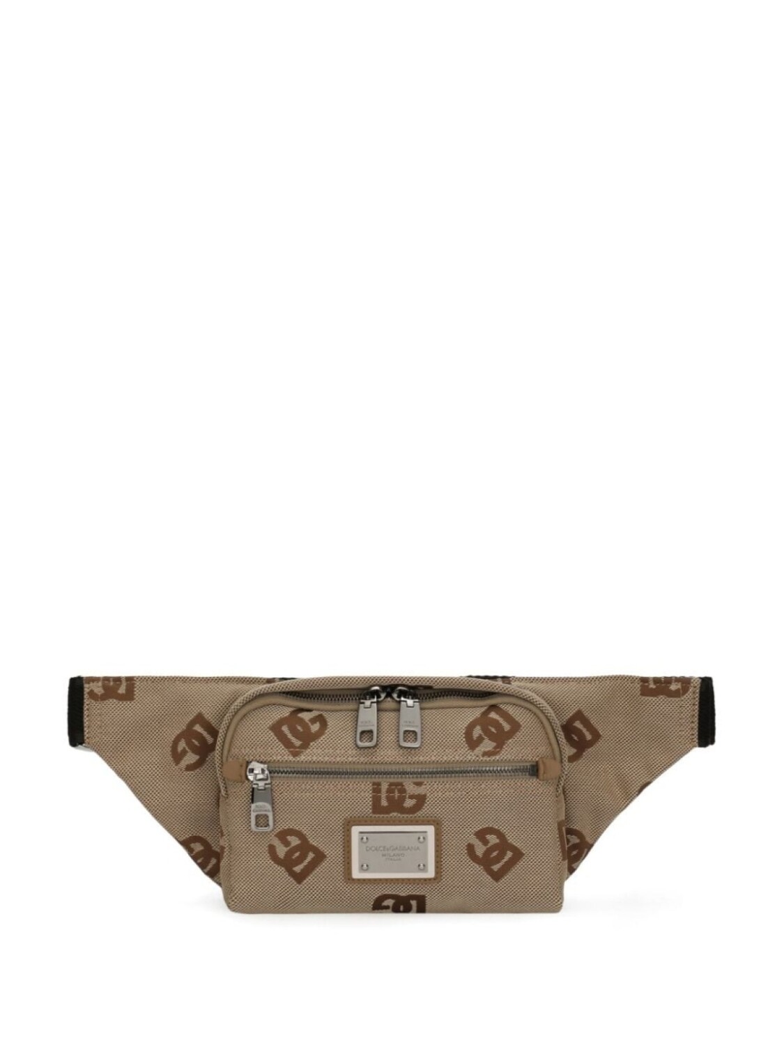 

Dolce & Gabbana жаккардовая поясная сумка с монограммой, нейтральный цвет