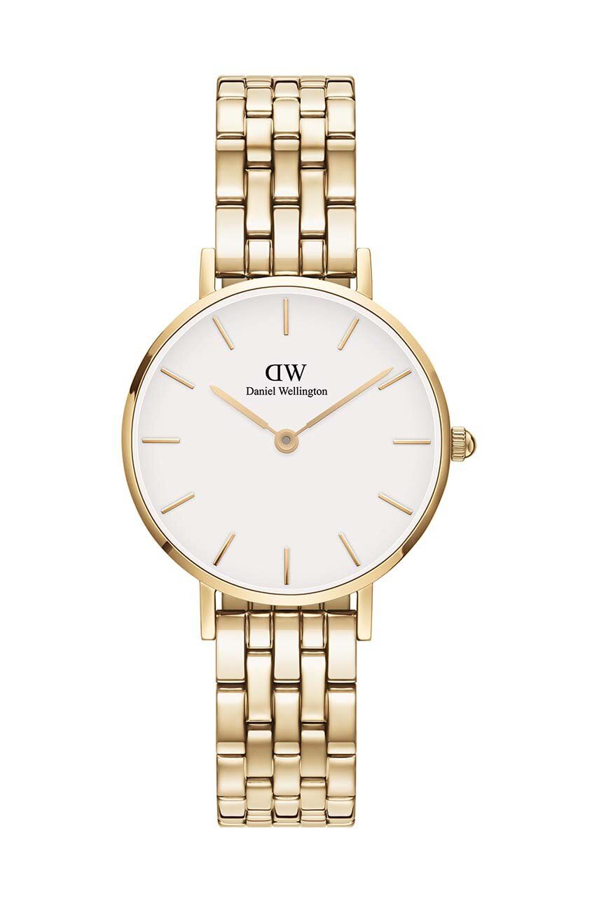 

Часы Petite 28 с 5 звеньями Daniel Wellington, золотой