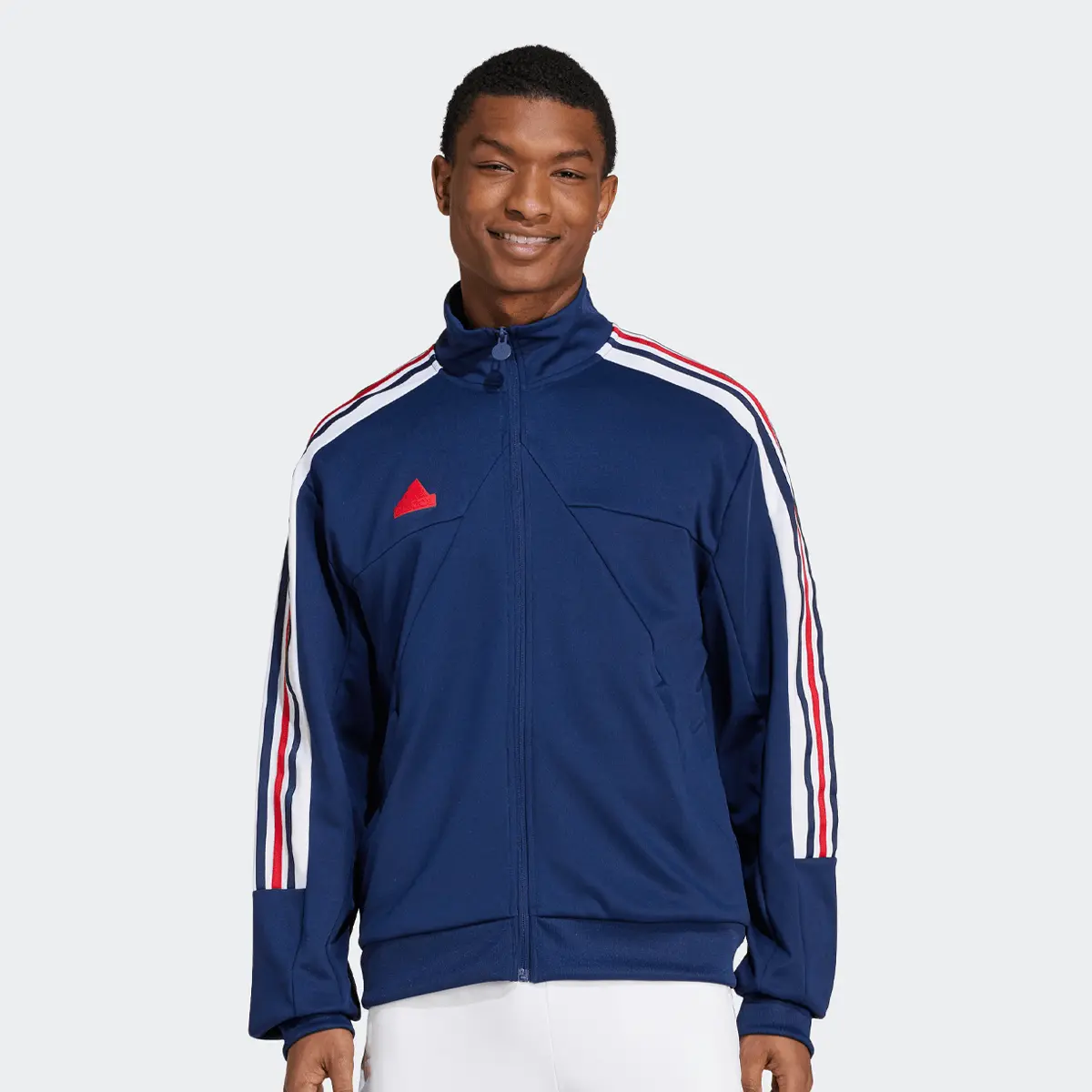 

Куртка adidas Originals House of Tiro Nations Pack Trainingsjacke, синий/серебристый