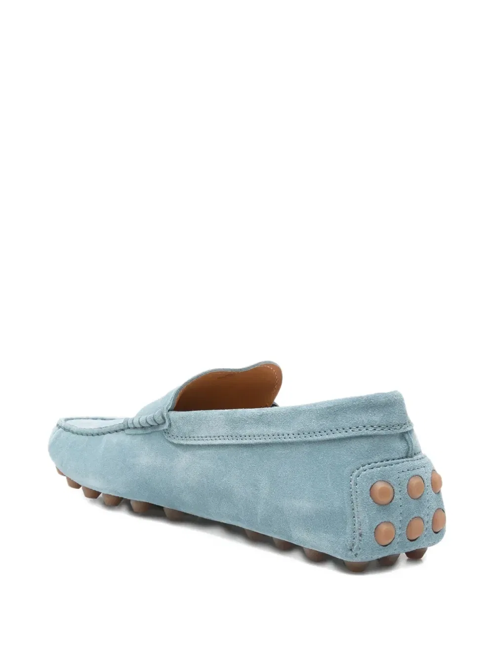Лоферы Gommino Bubble с перемычкой (пенни-лоферы) TOD'S, синий — фото 3