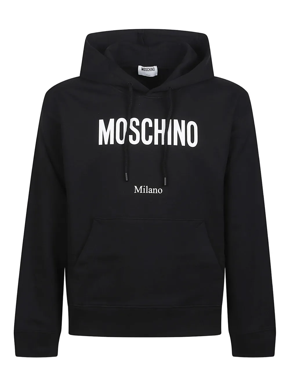 

Худи с принтом логотипа Moschino, черный