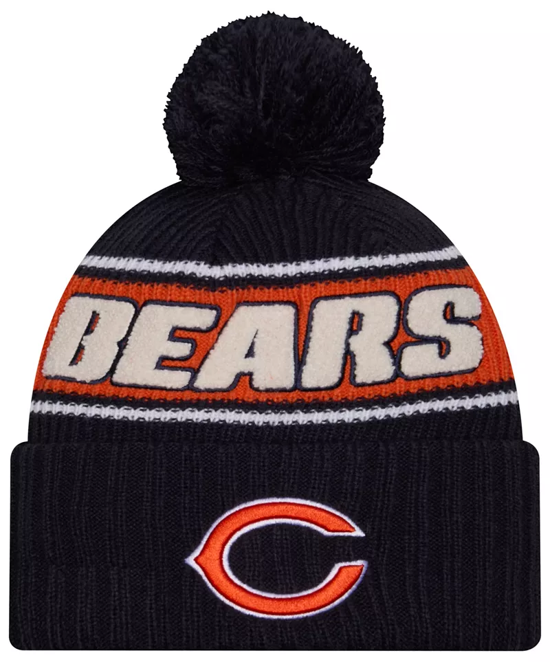 

Мужская цветная вязаная шапка New Era Chicago Bears Sideline Sport Team